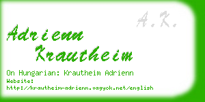 adrienn krautheim business card